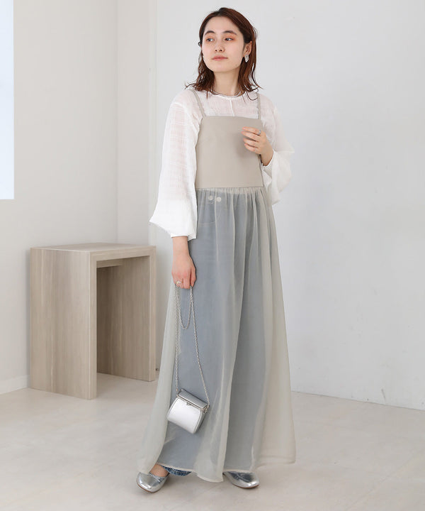 SHEER 2WAY ONEPIECE