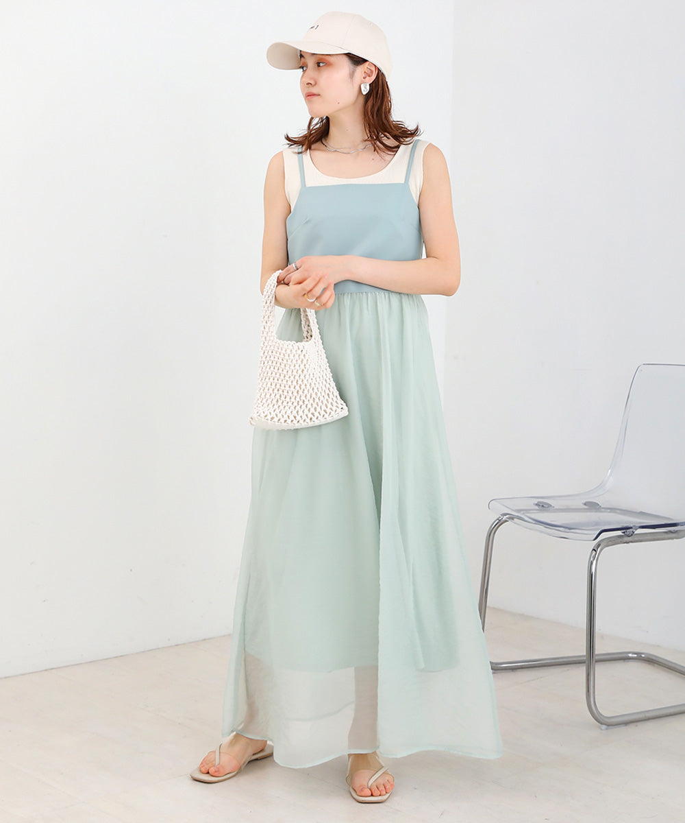 SHEER 2WAY ONEPIECE