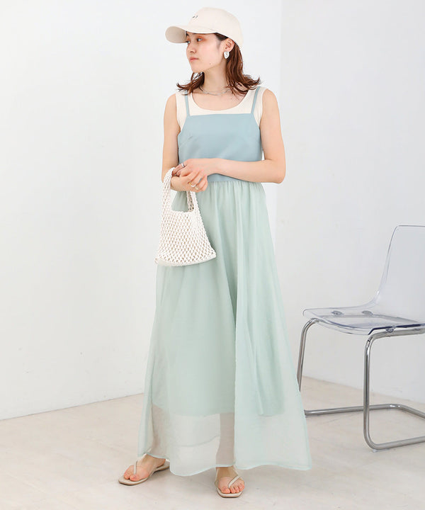 SHEER 2WAY ONEPIECE