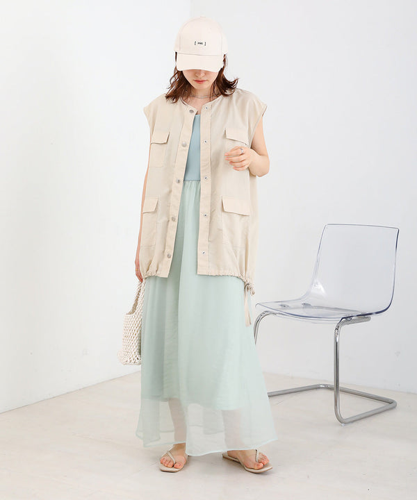 SHEER 2WAY ONEPIECE