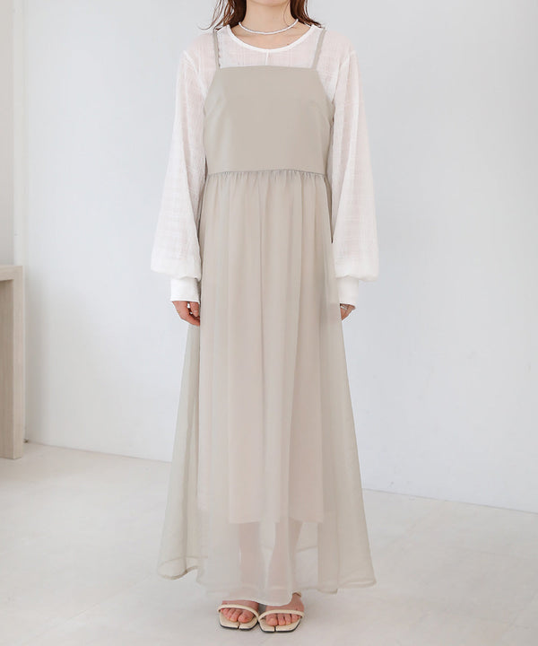 SHEER 2WAY ONEPIECE