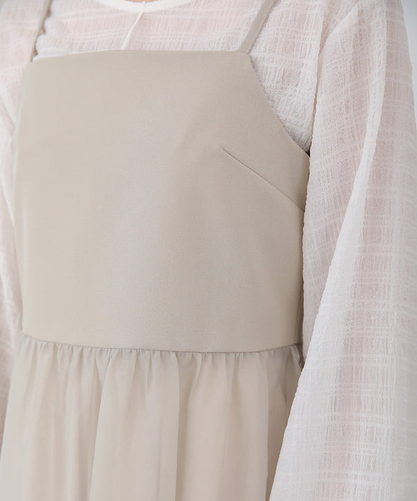 SHEER 2WAY ONEPIECE