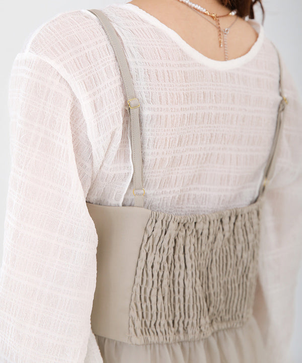 SHEER 2WAY ONEPIECE