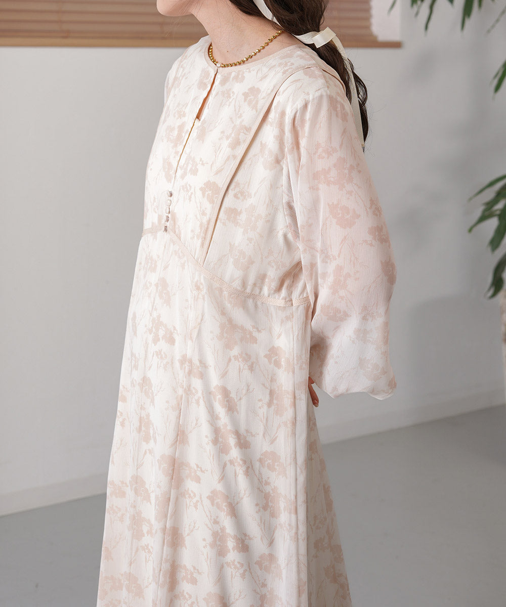 シアーフラワー2WAYワンピース