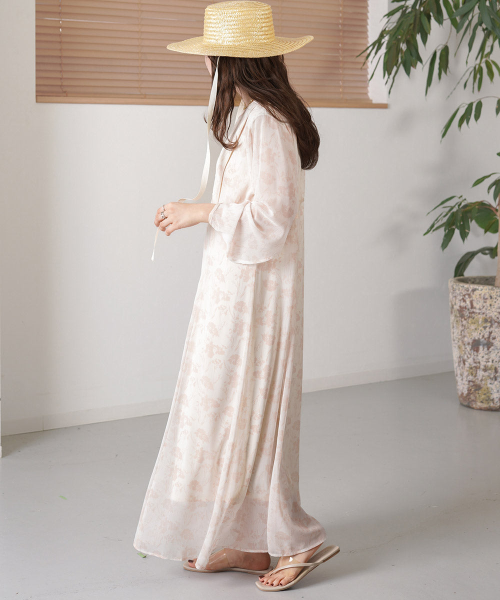 シアーフラワー2WAYワンピース