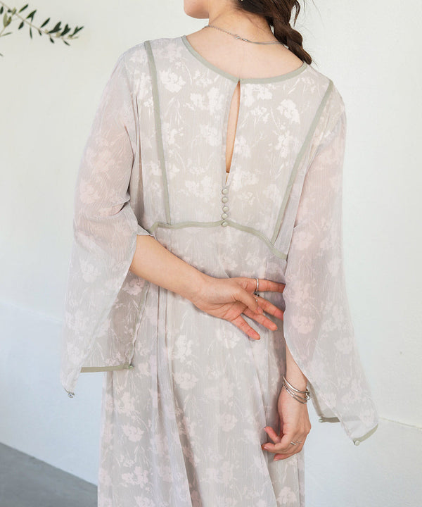 シアーフラワー2WAYワンピース