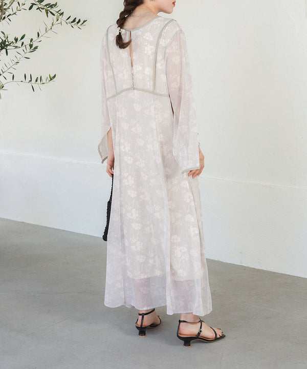 シアーフラワー2WAYワンピース