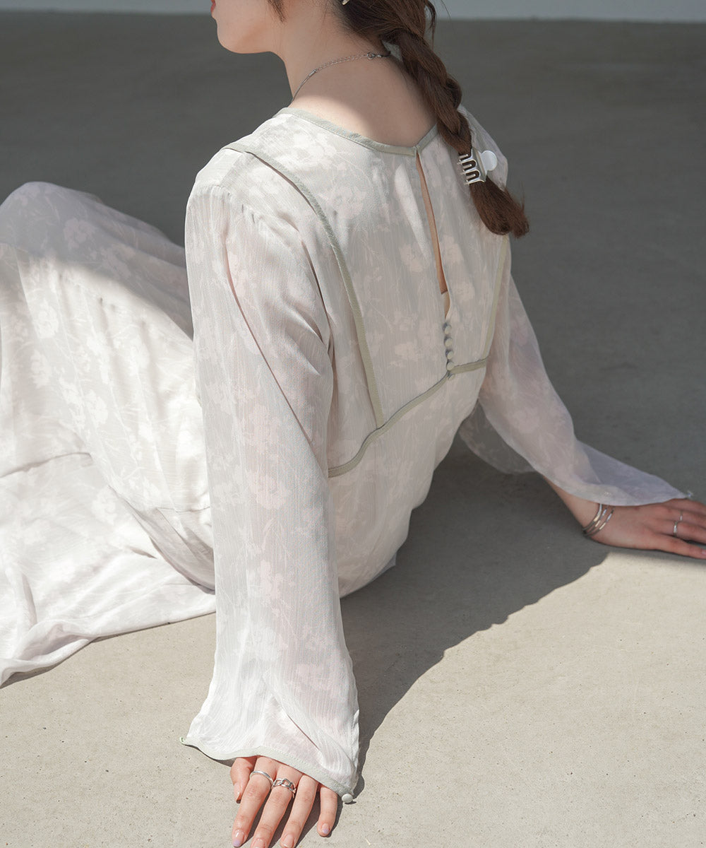 シアーフラワー2WAYワンピース