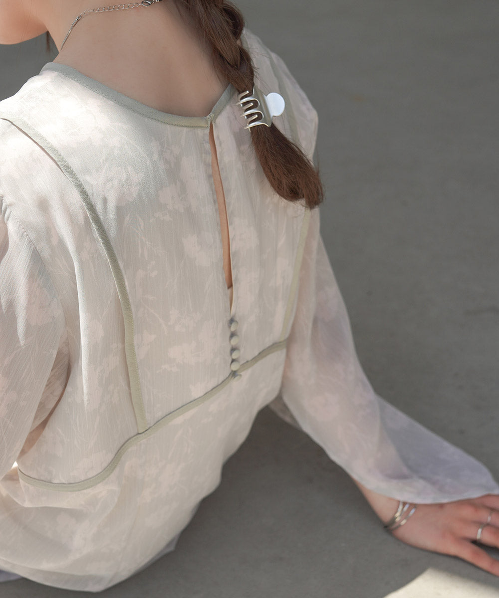 シアーフラワー2WAYワンピース