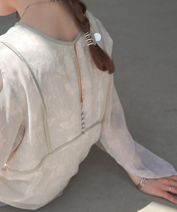 シアーフラワー2WAYワンピース