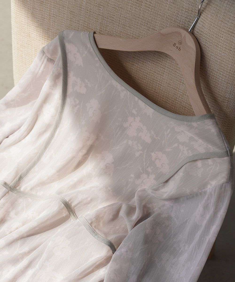 シアーフラワー2WAYワンピース