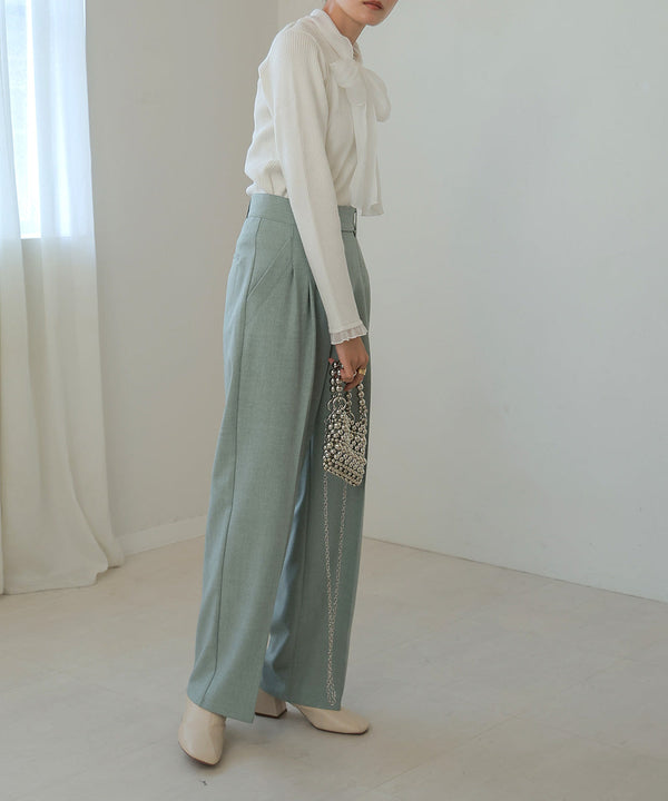 CENTER PRESS TWO TUXEDO SLACKS
