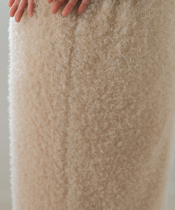 TWIRL FUR I-LINE SKIRT
