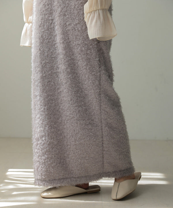 TWIRL FUR I-LINE SKIRT