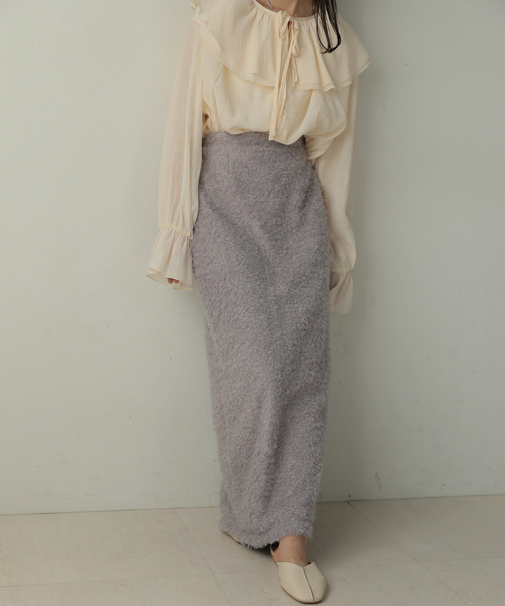 TWIRL FUR I-LINE SKIRT