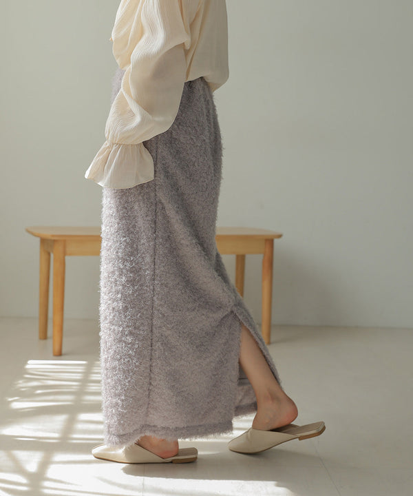 TWIRL FUR I-LINE SKIRT