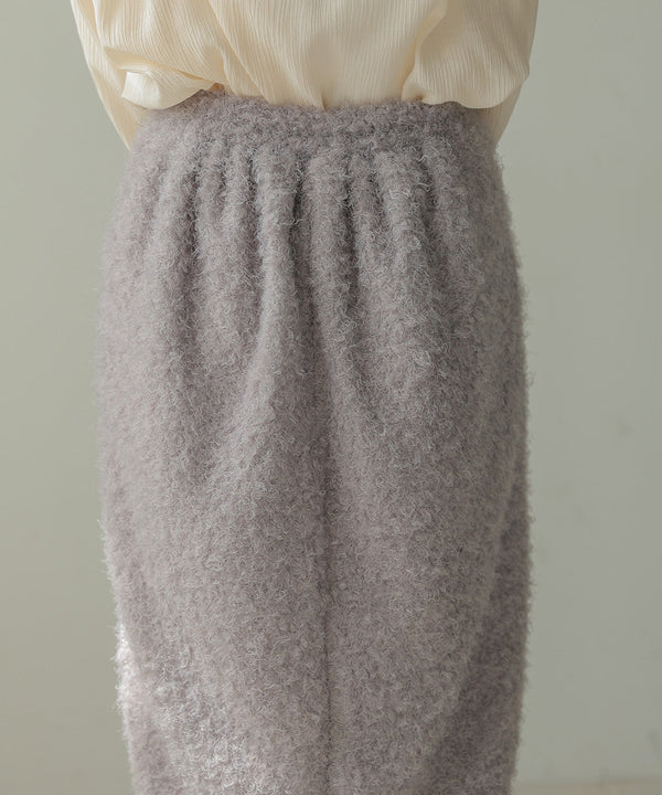 TWIRL FUR I-LINE SKIRT