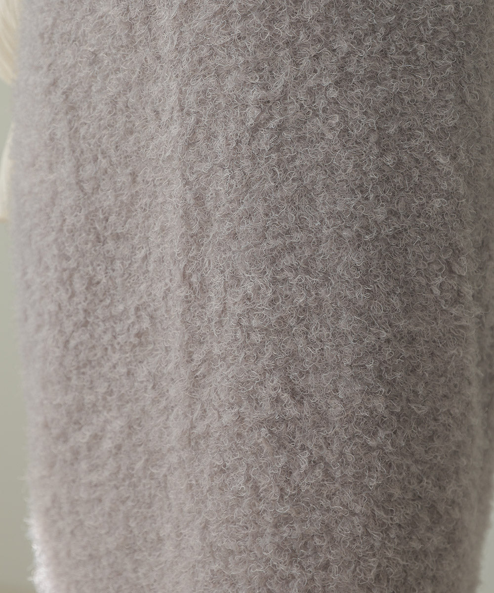 TWIRL FUR I-LINE SKIRT