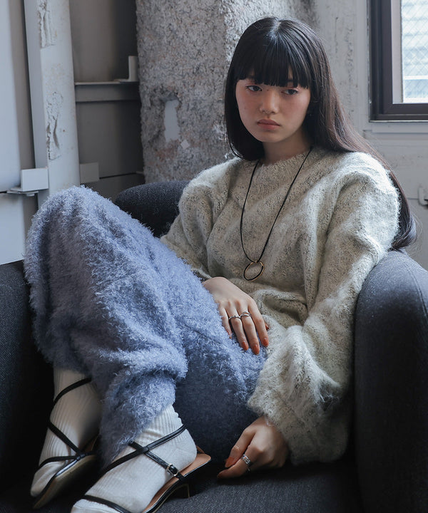 TWIRL FUR I-LINE SKIRT