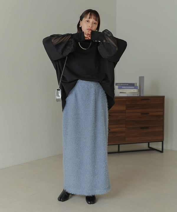 TWIRL FUR I-LINE SKIRT