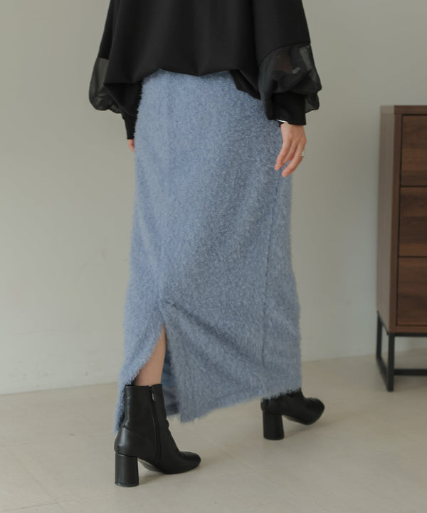 TWIRL FUR I-LINE SKIRT