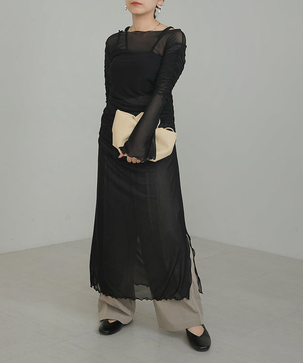 TULLE GATHER ONEPIECE