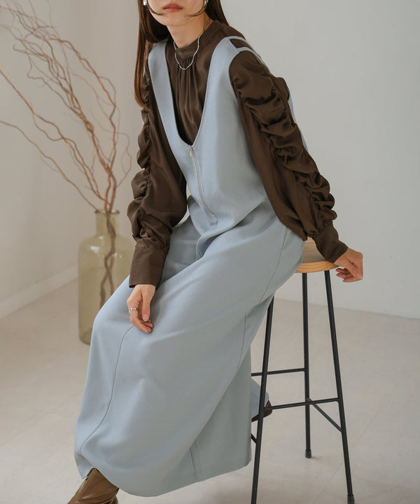 前後2WAYキャミジャンパーワンピース