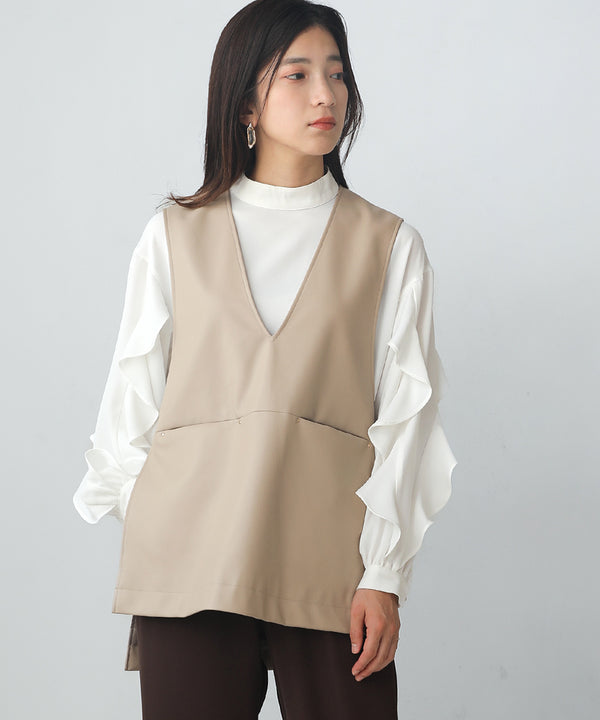 [LOOK掲載]エコレザーベスト