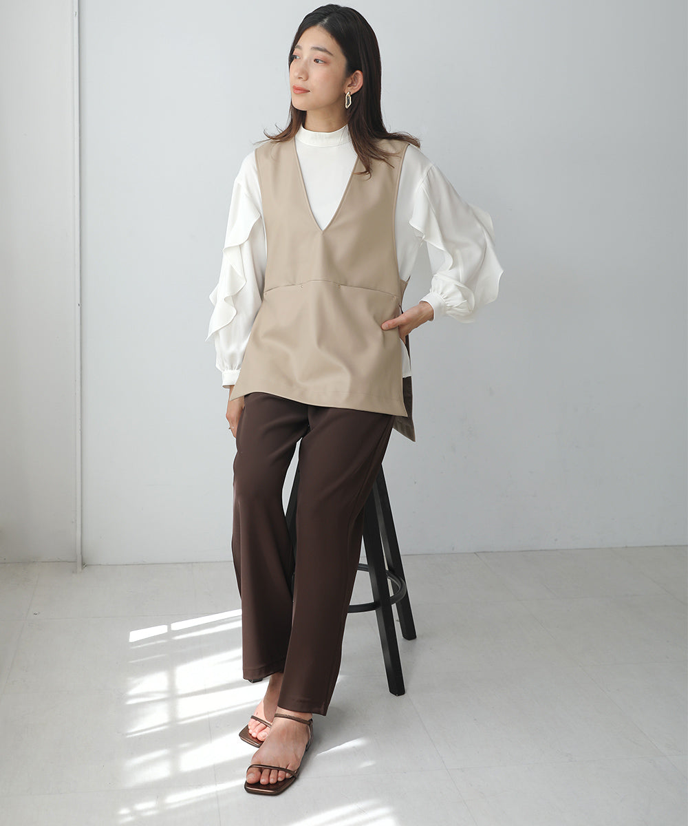 [LOOK掲載]エコレザーベスト