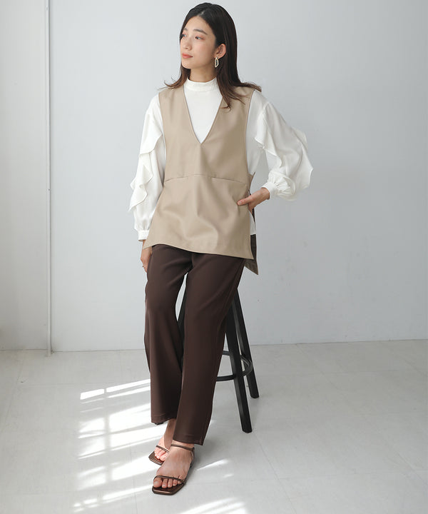 [LOOK掲載]エコレザーベスト