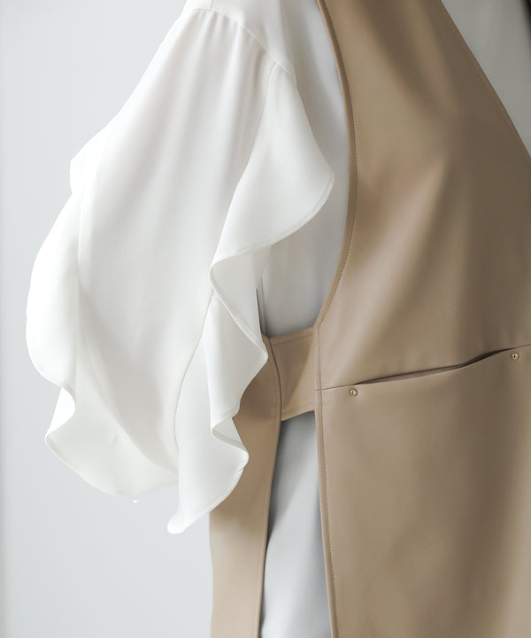 [LOOK掲載]エコレザーベスト