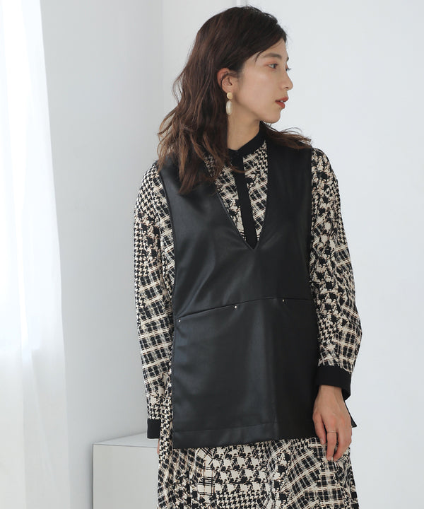[LOOK掲載]エコレザーベスト