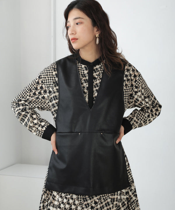 [LOOK掲載]エコレザーベスト