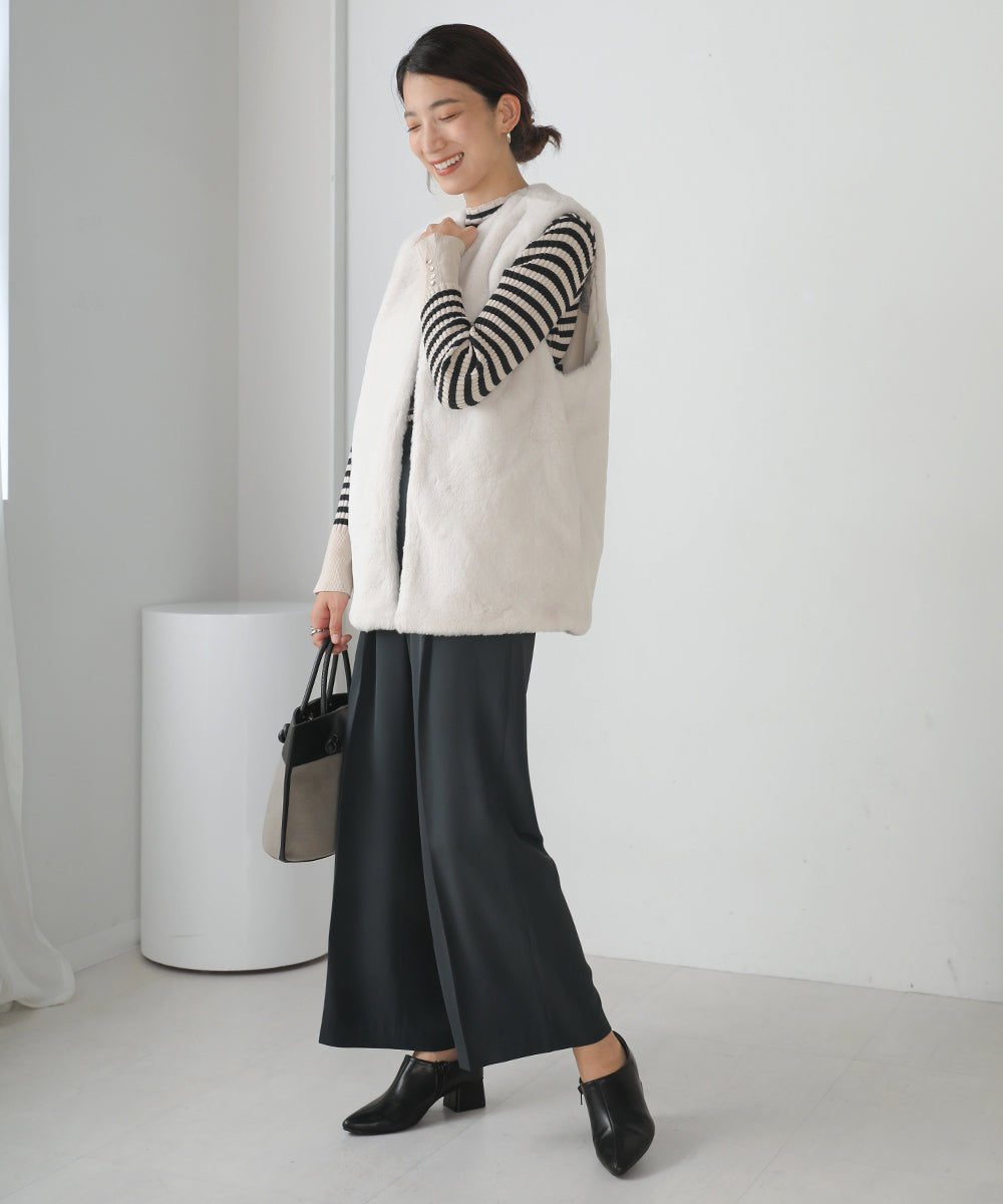 [LOOK掲載]ストレートカラーパンツ