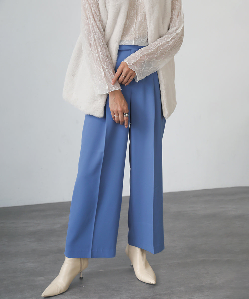 [LOOK掲載]ストレートカラーパンツ