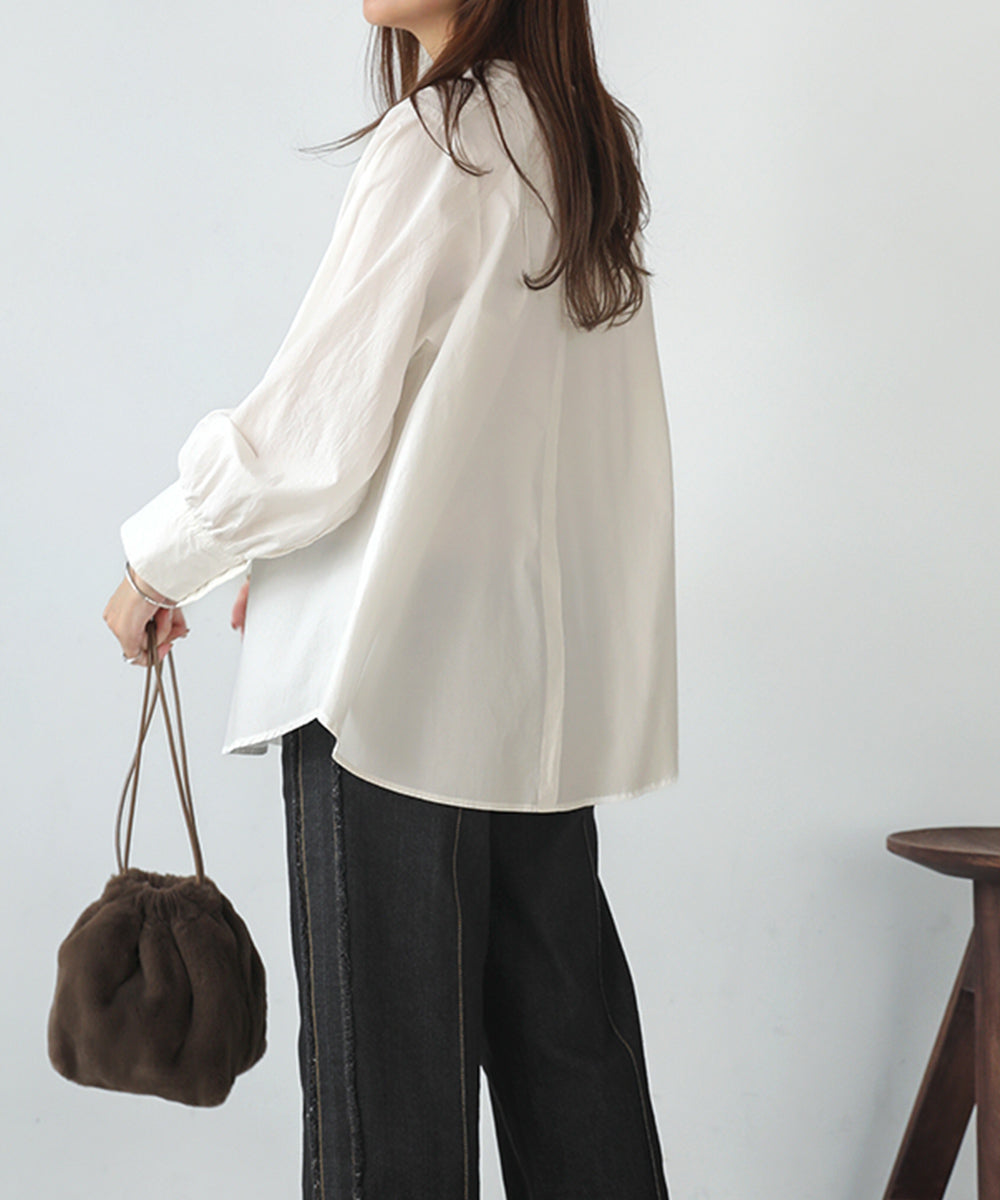 [LOOK掲載]前後2WAYブラウス