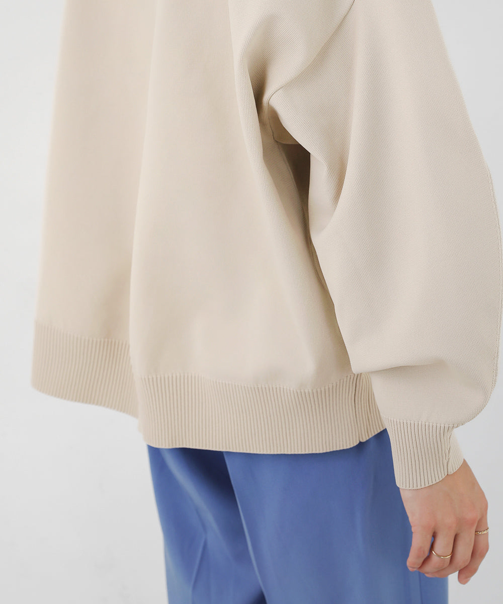 [WEB限定]きれいスウェットニットプルオーバー