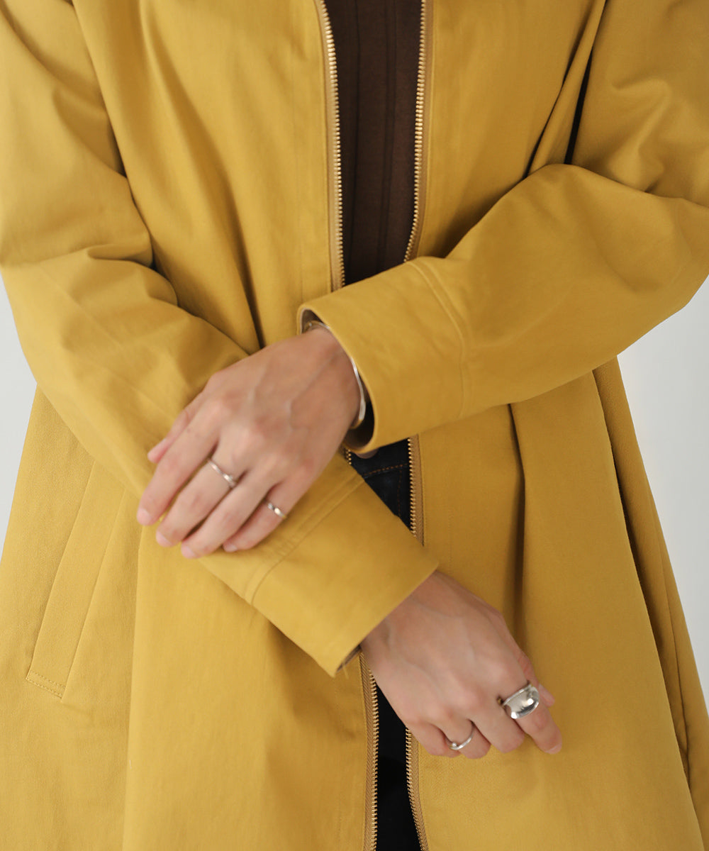 [WEB限定]2way衿ストレッチコート