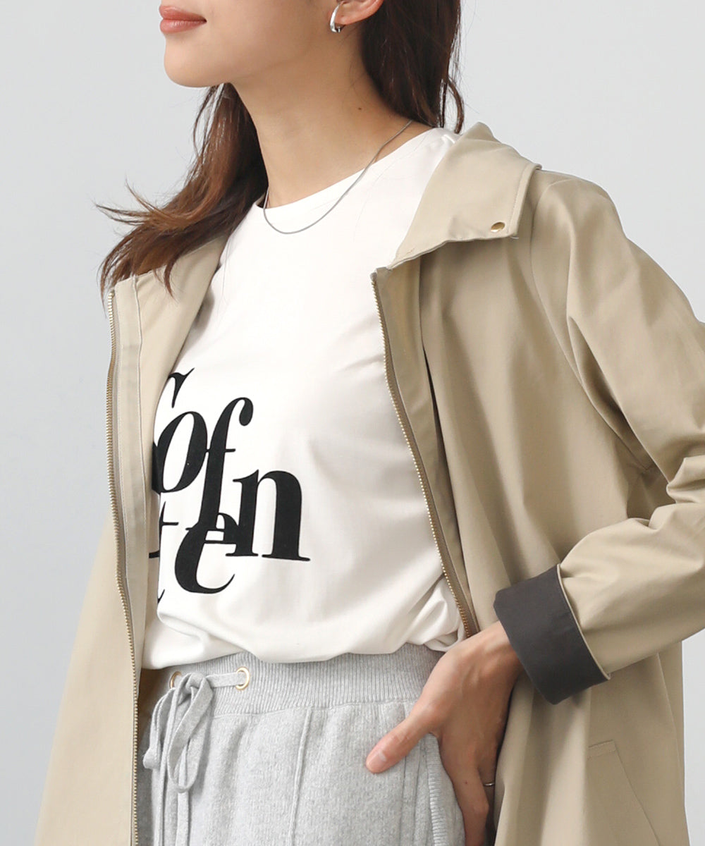 [WEB限定]2way衿ストレッチコート