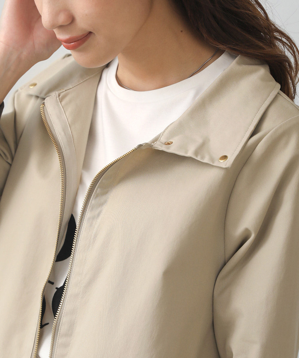 [WEB限定]2way衿ストレッチコート