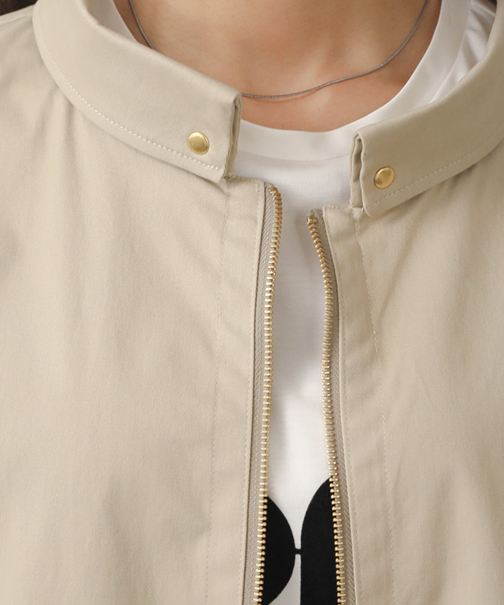 [WEB限定]2way衿ストレッチコート