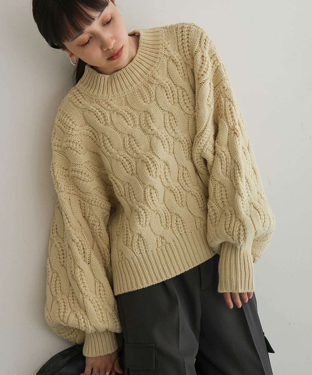 cable knit tops