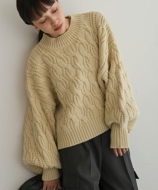 cable knit tops