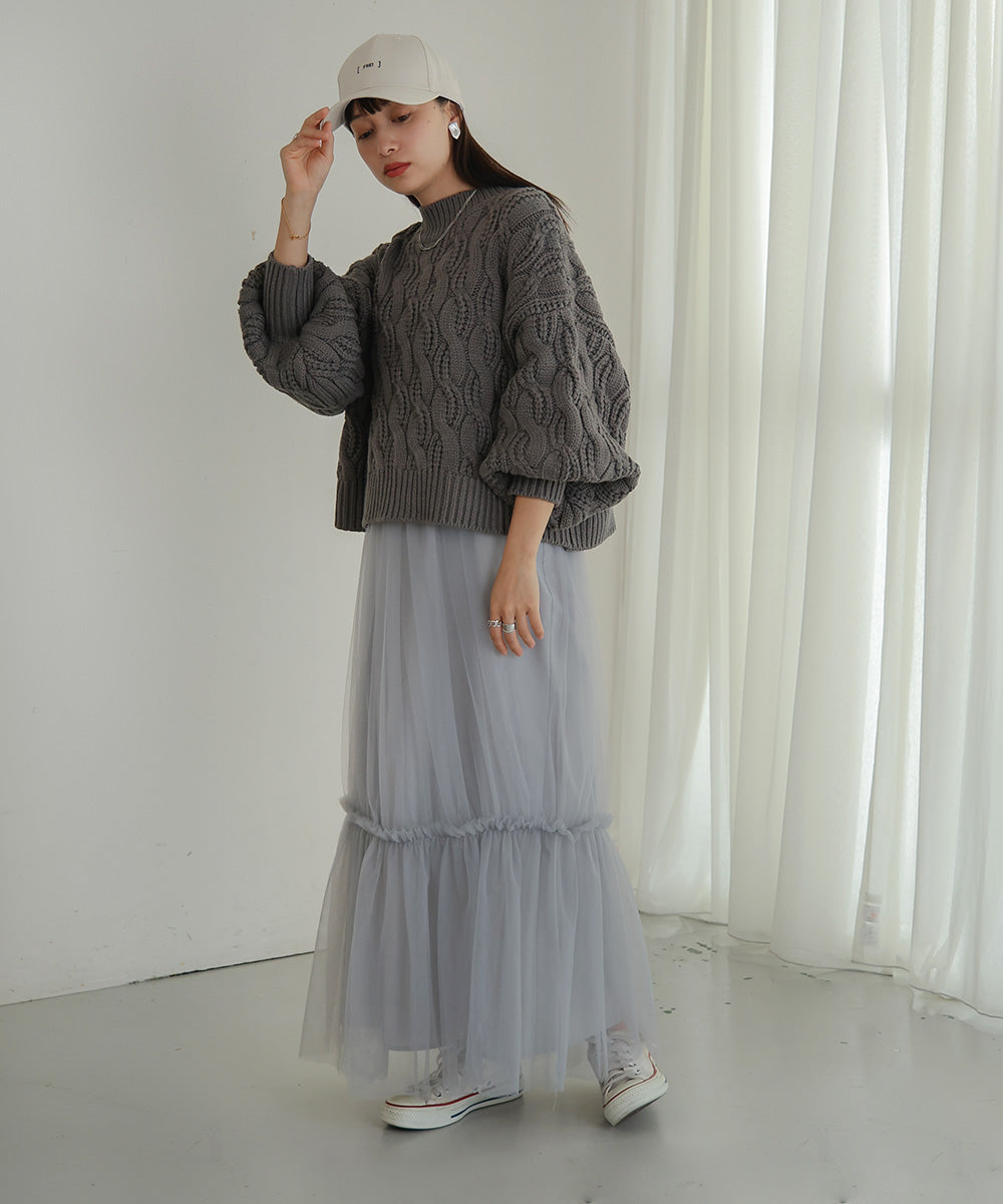 cable knit tops