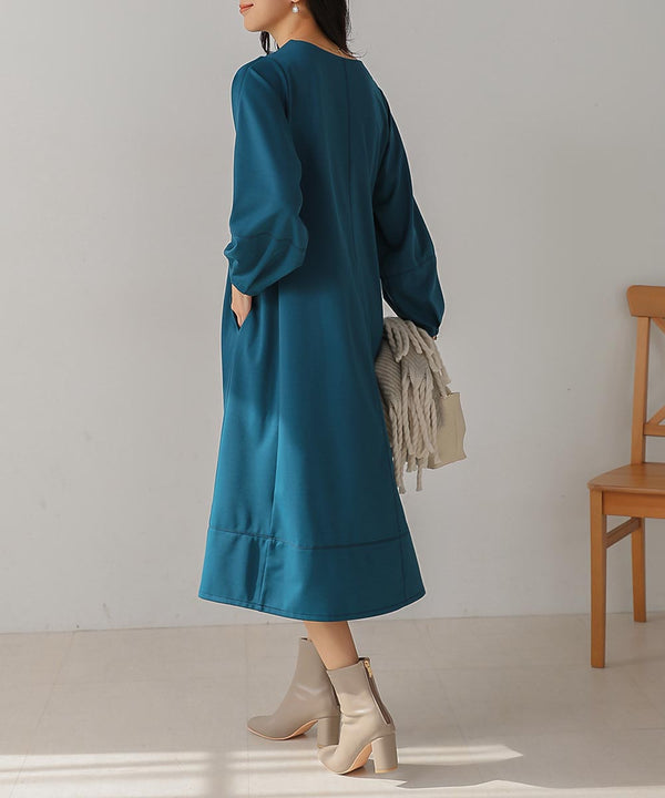 ステッチ切替ワンピース