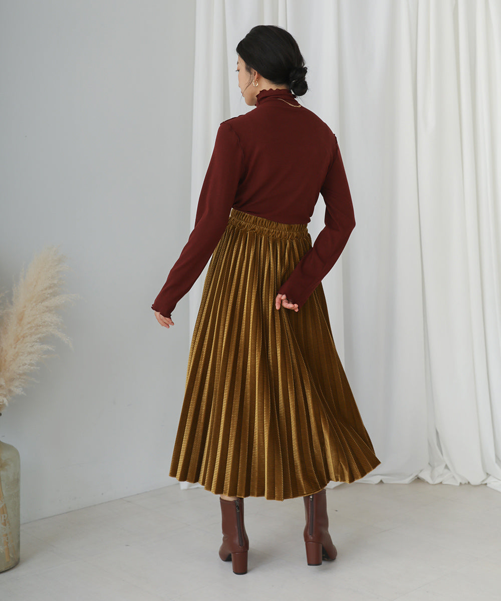 [LOOK掲載]発熱素材タートルインナー