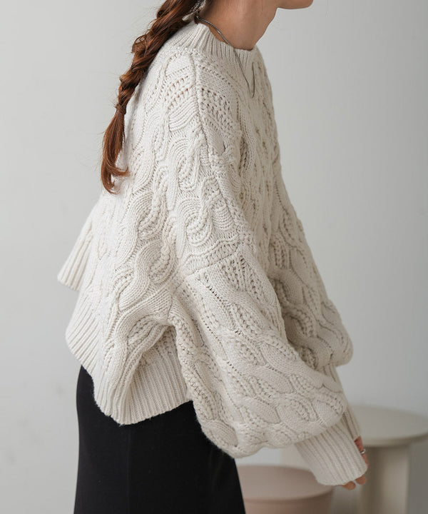 cable knit tops