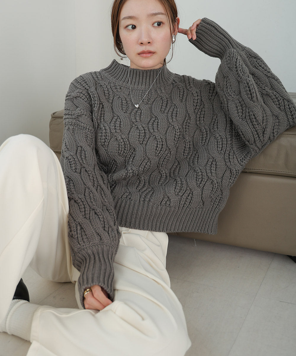 cable knit tops