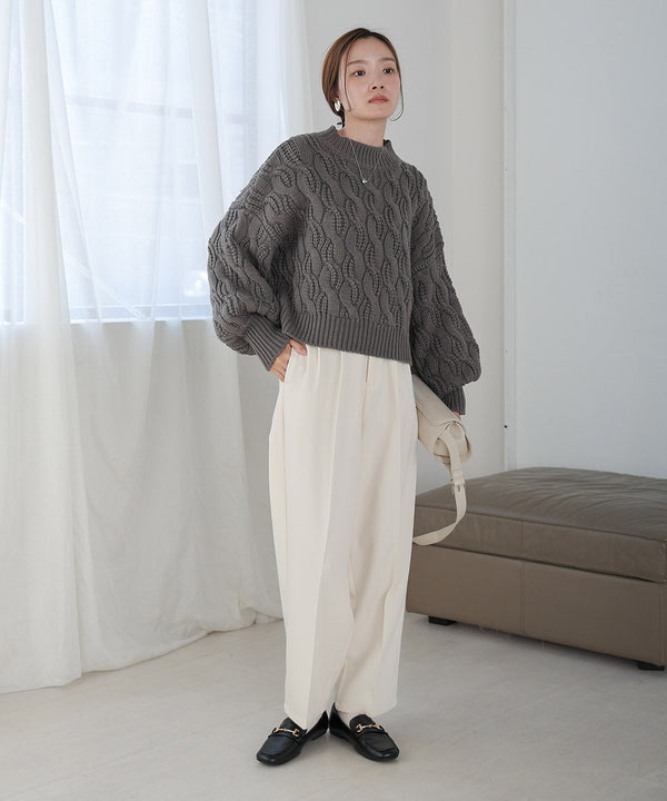 cable knit tops