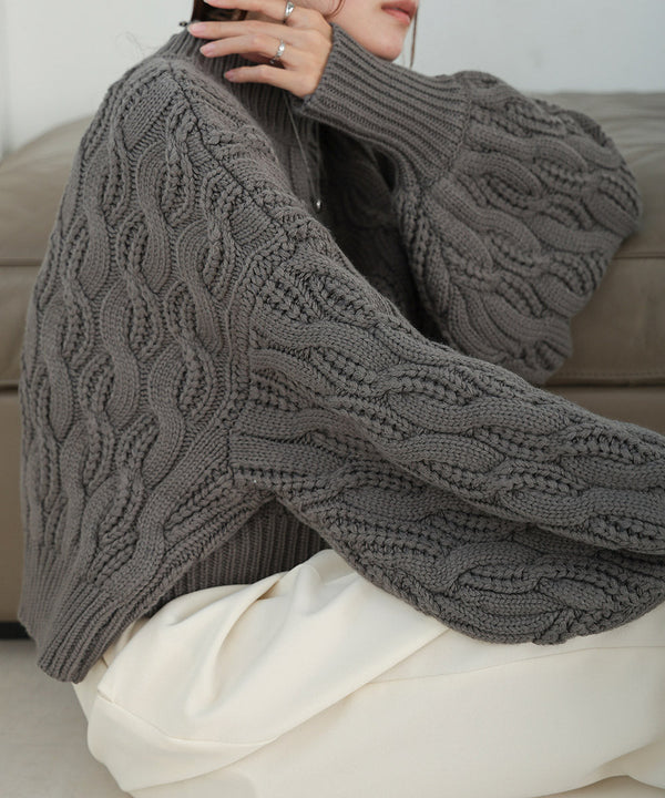 cable knit tops